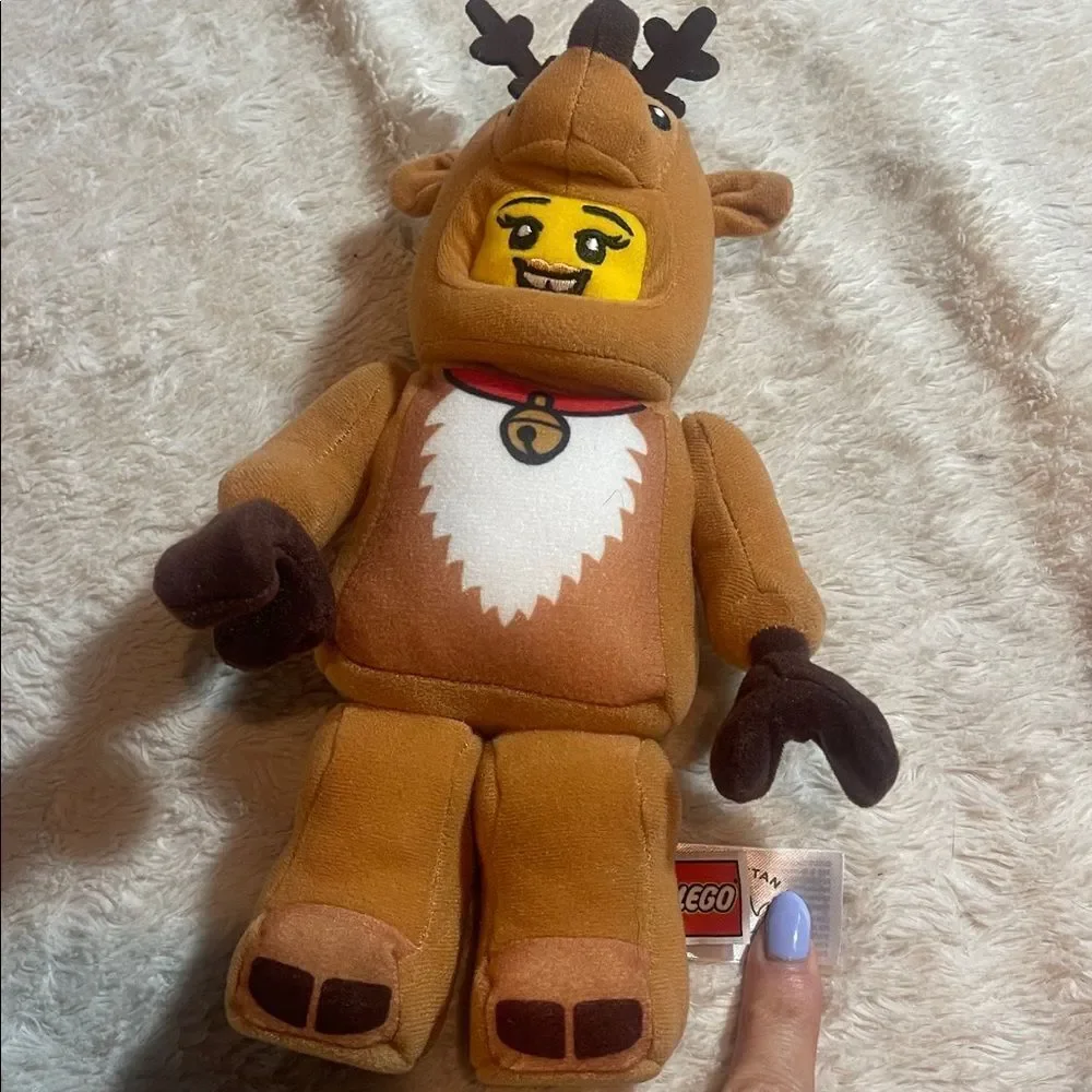 LEGO Brown Reindeer Plush with Yellow Face